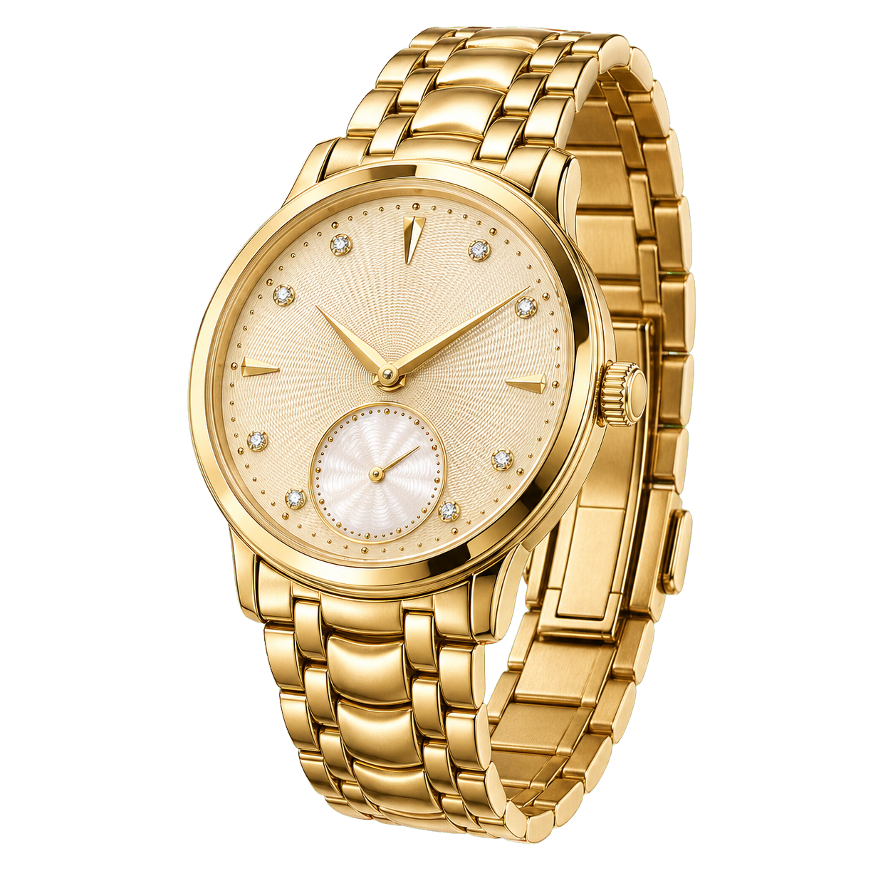 GoldIme Aurum golden bracelet watch